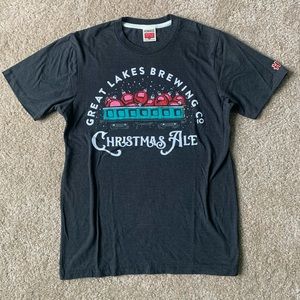 NWOT HOMAGE Great Lakes Brewing Christmas Ale Tee